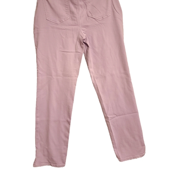 NYDJ Curves 360 Women's Size 8 28" Inseam Purple Slim Straight Ankle Stretch - Picture 4 of 7